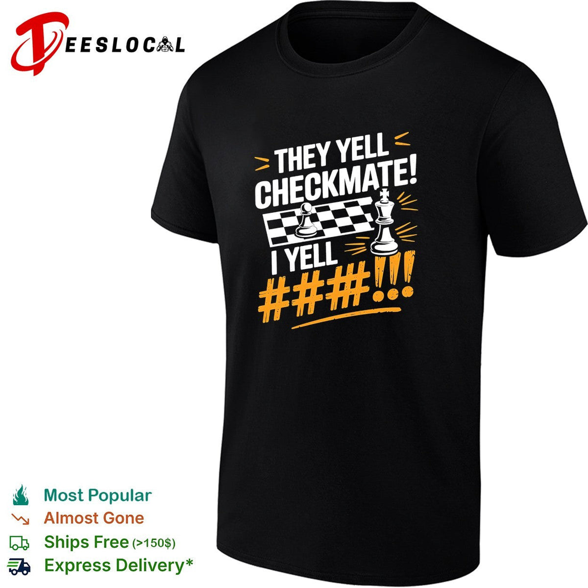 Chess pawn king checkmate quote shirt Unisex