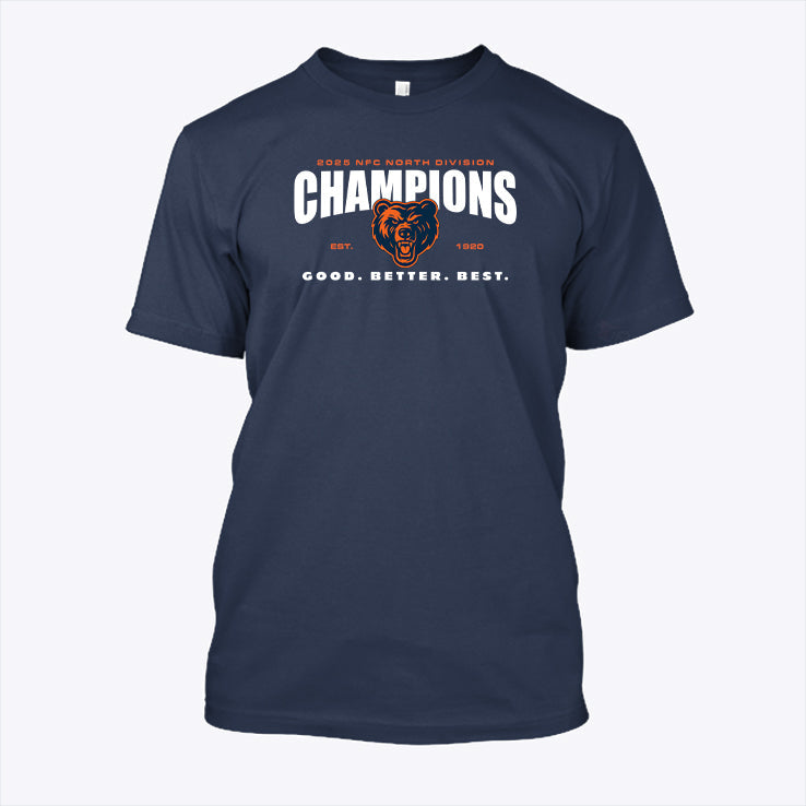 Chicago 2025 NFC North Division Champions Shirt Unisex