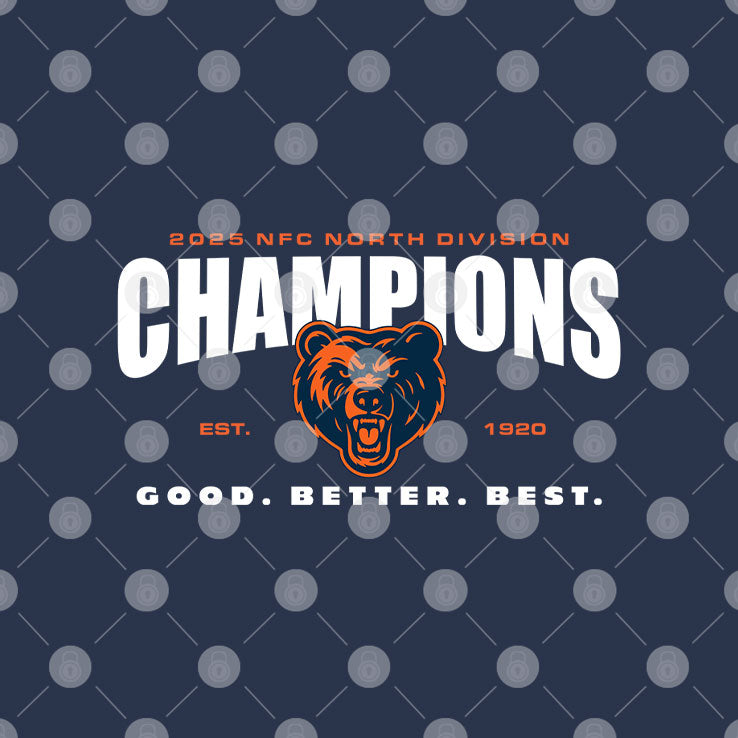 Chicago 2025 NFC North Division Champions Shirt Unisex