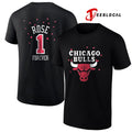 Chicago Bulls collaborate Derrick Rose forever logo signature shirt Unisex