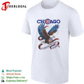 Chicago Cubs Celebrating 250 Years of Freedom American Eagle Patriotic Shirt Unisex