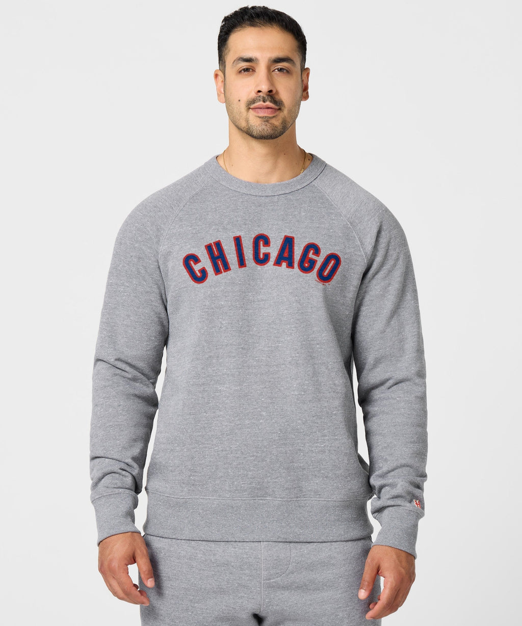 Chicago Cubs Jersey Logo '58 Crewneck Unisex