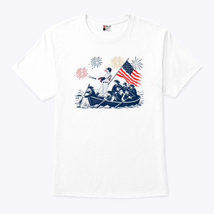 Chicago Cubs PCA Crossing The Delaware 4th Of July T Shirt Unisex
