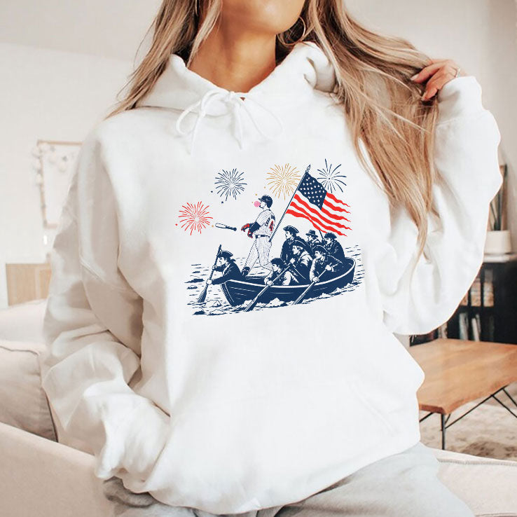 Chicago Cubs PCA Crossing The Delaware 4th Of July T Shirt Unisex