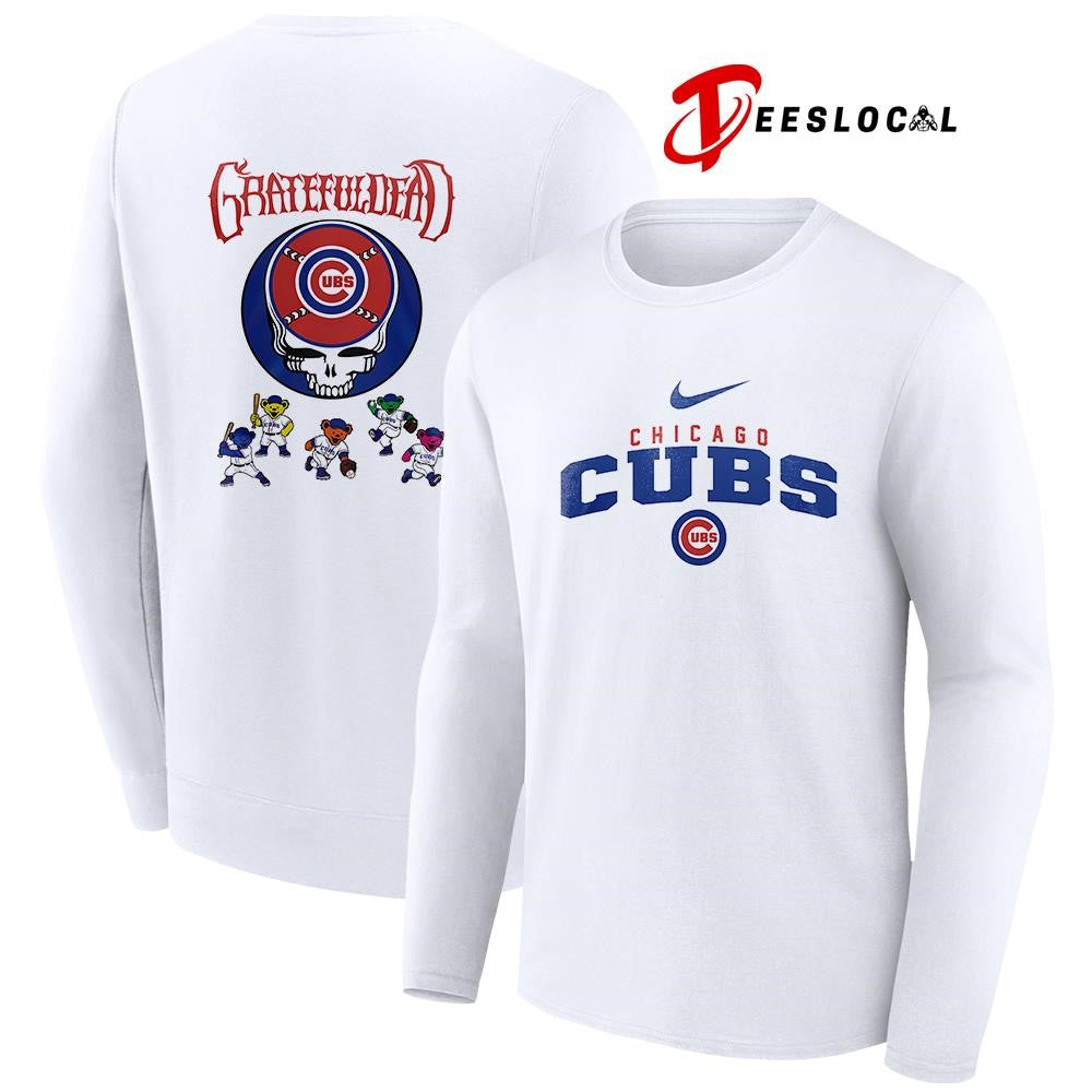 Chicago Cubs x Grateful Dead bear mascot shirt Unisex