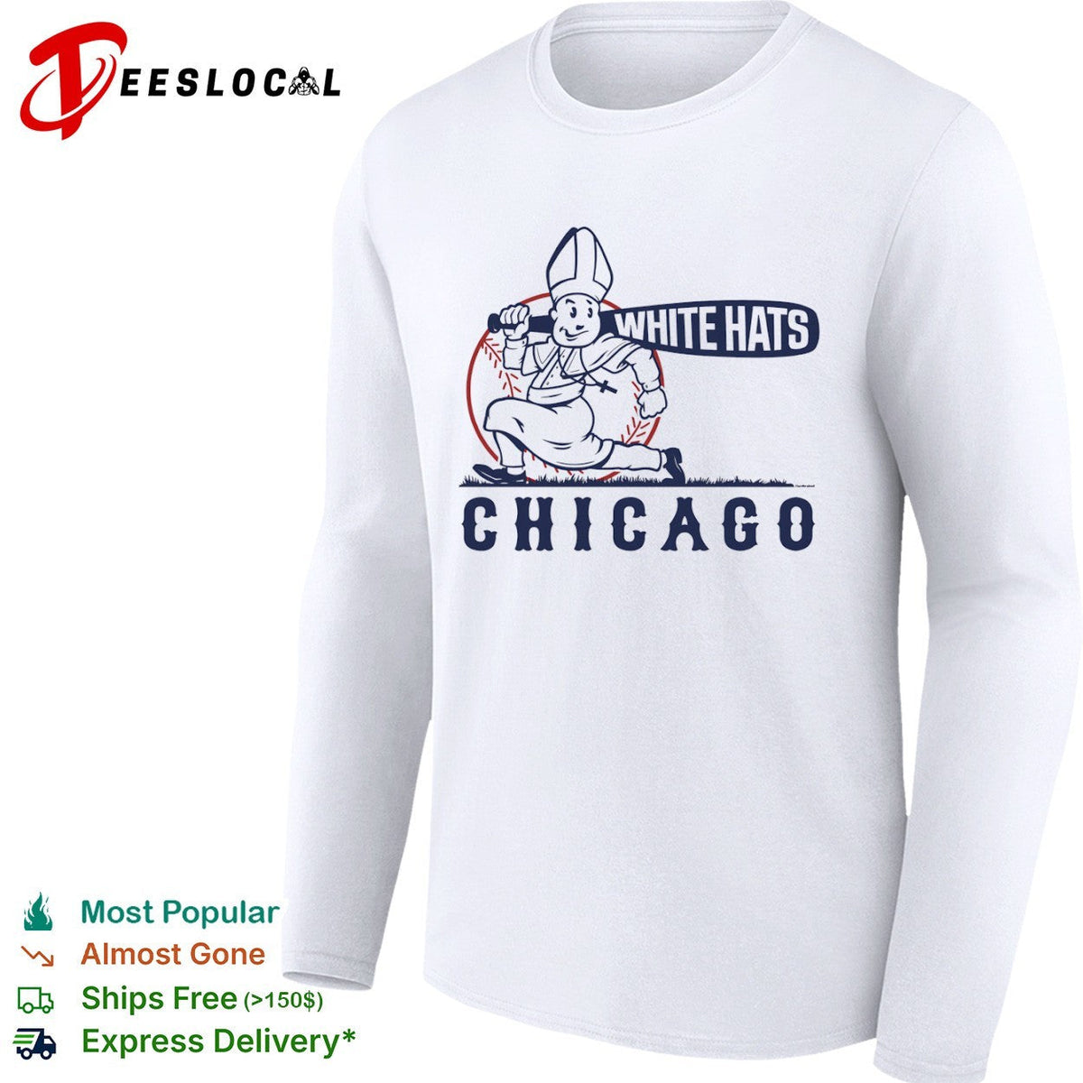 Chicago White Hats Baseball parody shirt Unisex