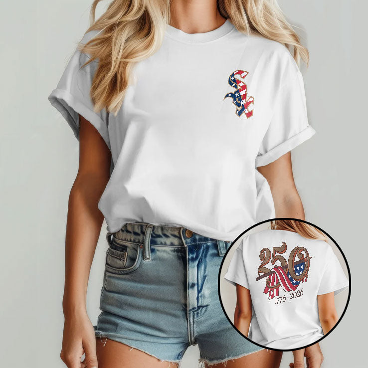Chicago White Sox America 125th Anniversary 1776-2026 T Shirt Unisex