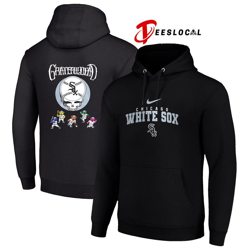 Chicago White Sox x Grateful Dead bear mascot shirt Unisex