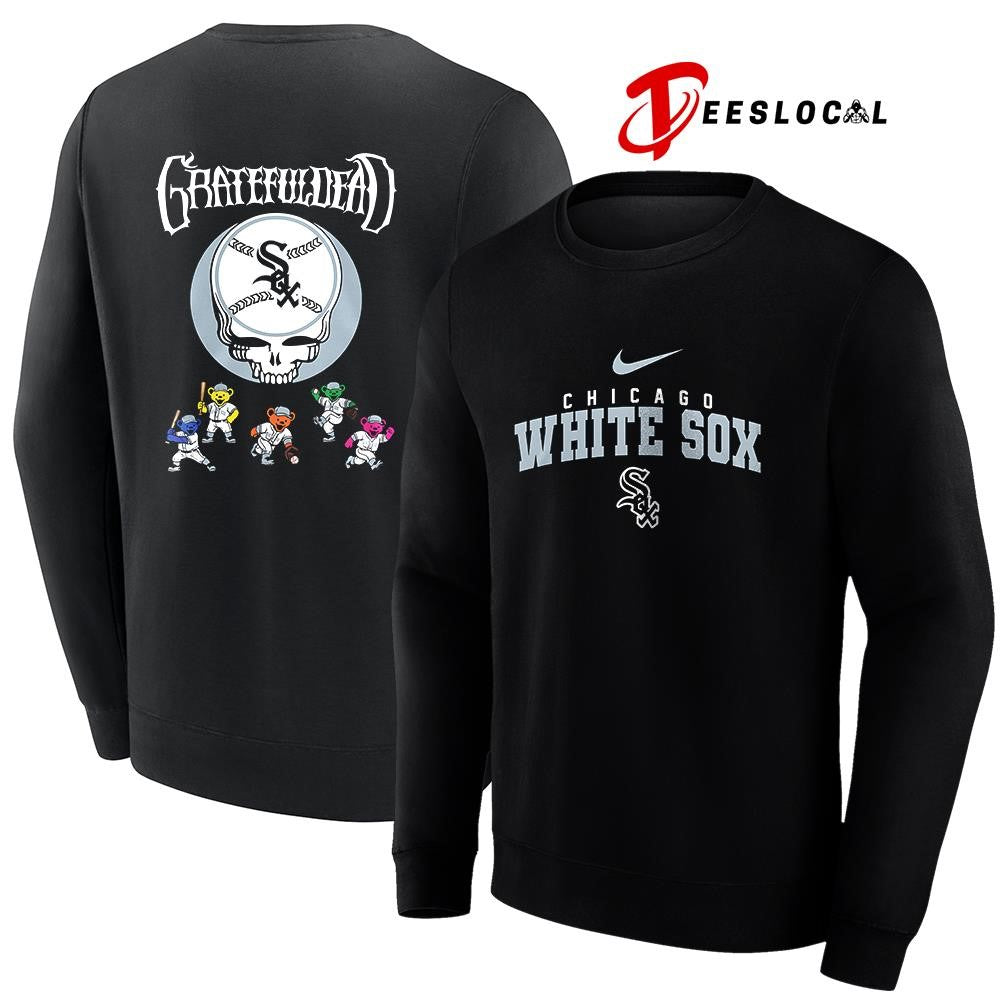 Chicago White Sox x Grateful Dead bear mascot shirt Unisex