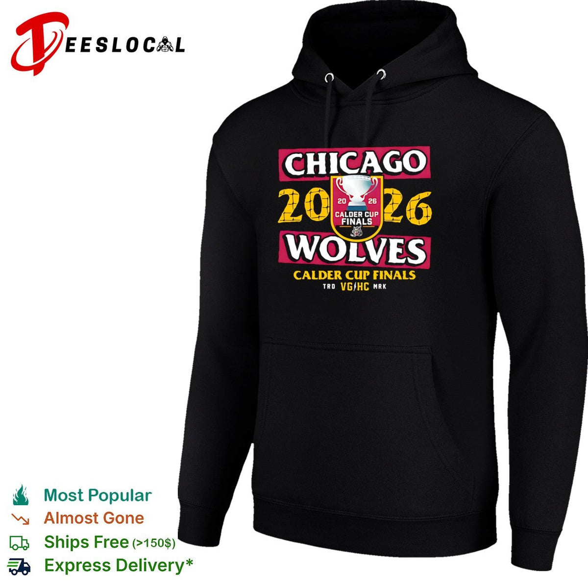 Chicago Wolves 2026 Calder Cup Finals Hockey shirt Unisex