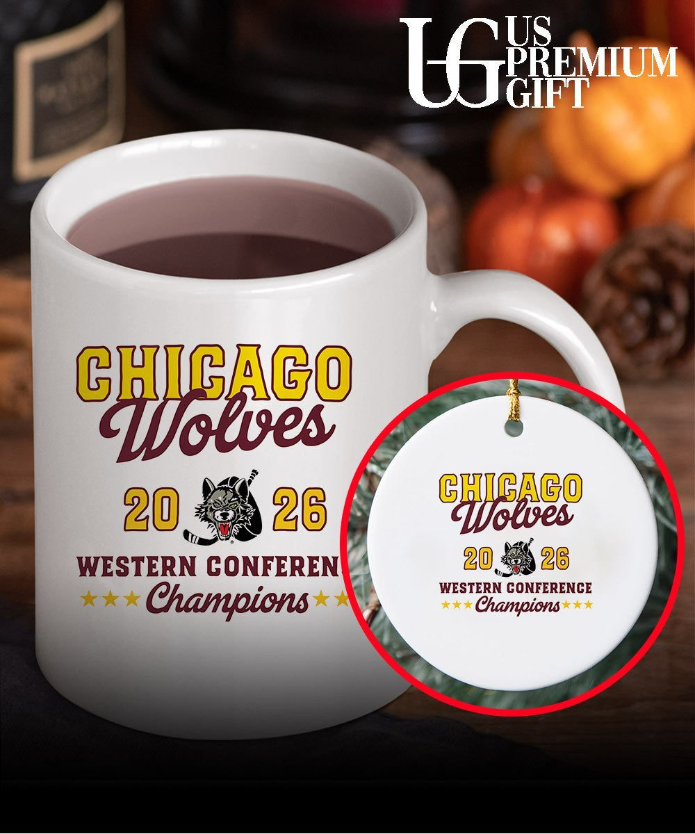 Chicago Wolves 2026 Western Conference Champions Unisex