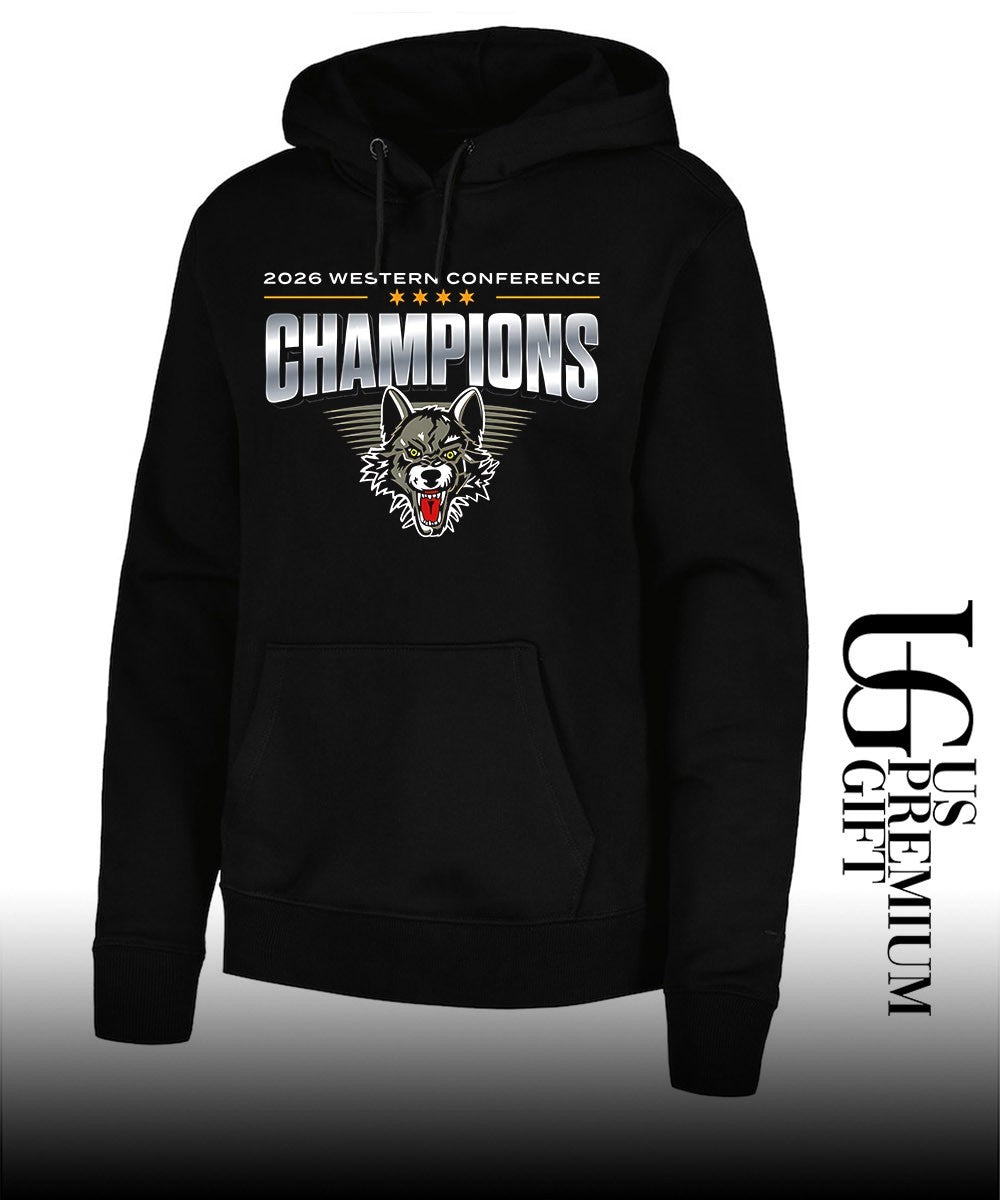 Chicago Wolves 2026 Western Conference Champions T- Unisex