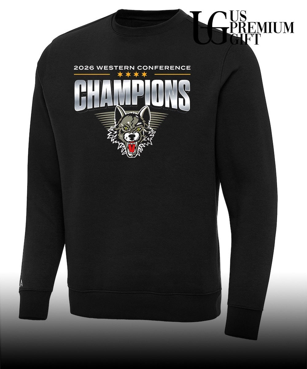 Chicago Wolves 2026 Western Conference Champions T- Unisex