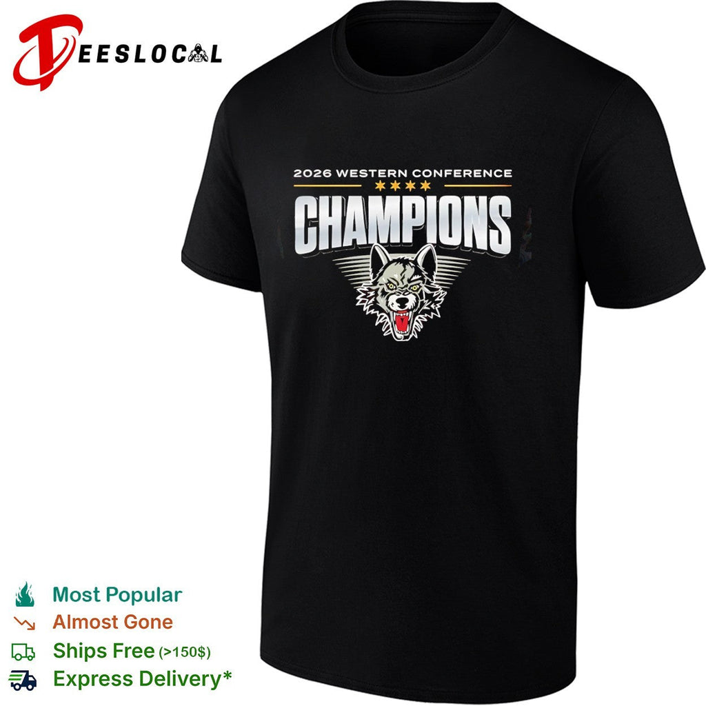 Chicago Wolves Western Conference Champions 2026 Shirt Unisex