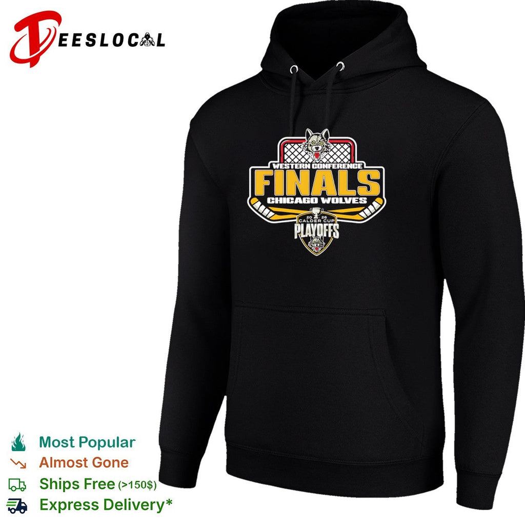 Chicago Wolves Western Conference Finals 2026 Calder Cup Playoffs hockey shirt Unisex