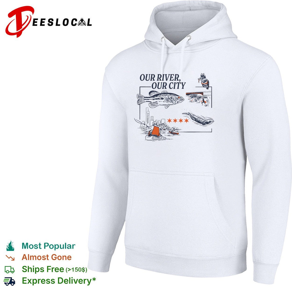 Chicago river wildlife our river our city shirt Unisex
