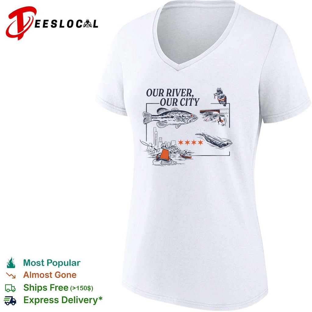Chicago river wildlife our river our city shirt Unisex