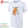 Chicken Pussy Parody Confrontation Animal Humor Cartoon Funny Illustration shirt Unisex