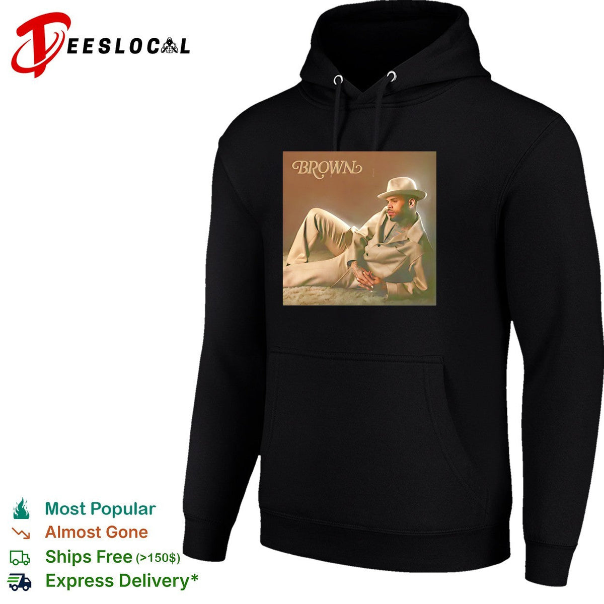 Chris Brown lying brown album shirt Unisex