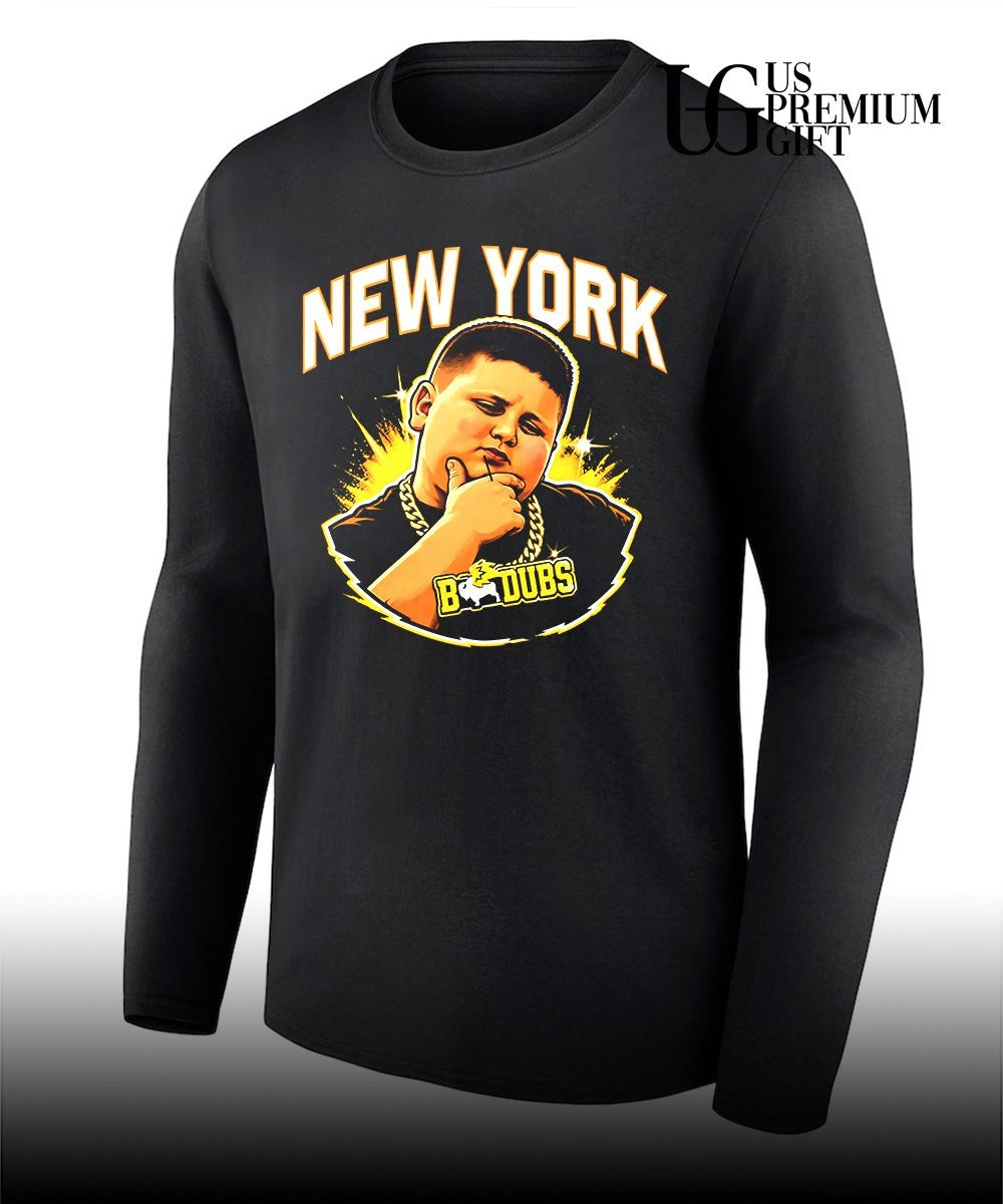 Christian Joseph New York Buffalo Wild Wings B-Dubs Kid Thinking With Gold Chain shirt Unisex