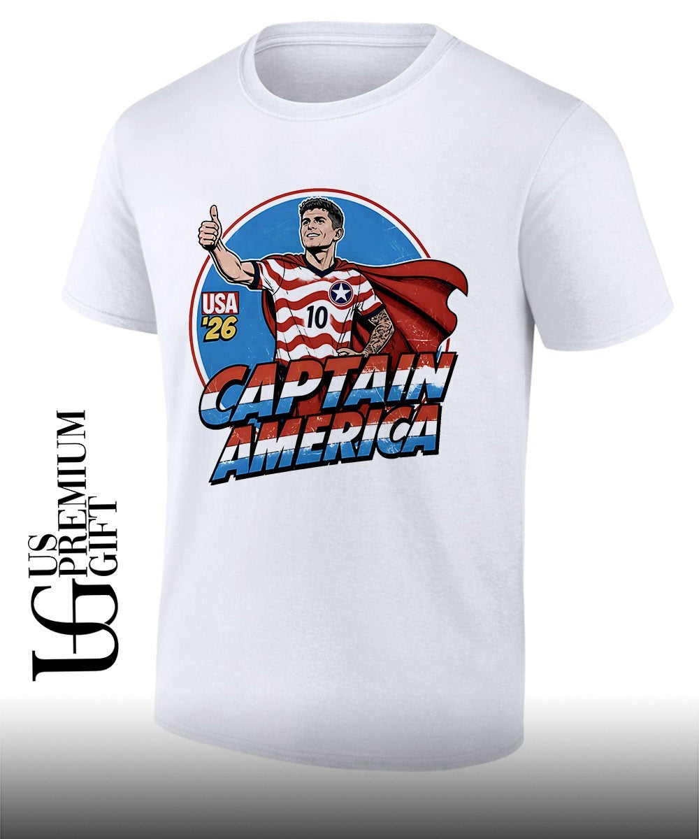 Christian Pulisic USA 26 Soccer Captain America shirt Unisex