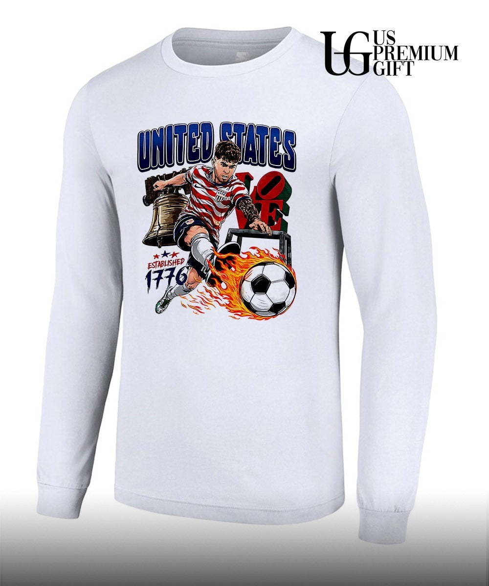 Christian Pulisic United States National Team Established 1776 shirt Unisex