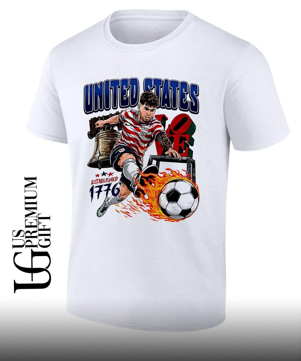 Christian Pulisic United States National Team Established 1776 shirt Unisex