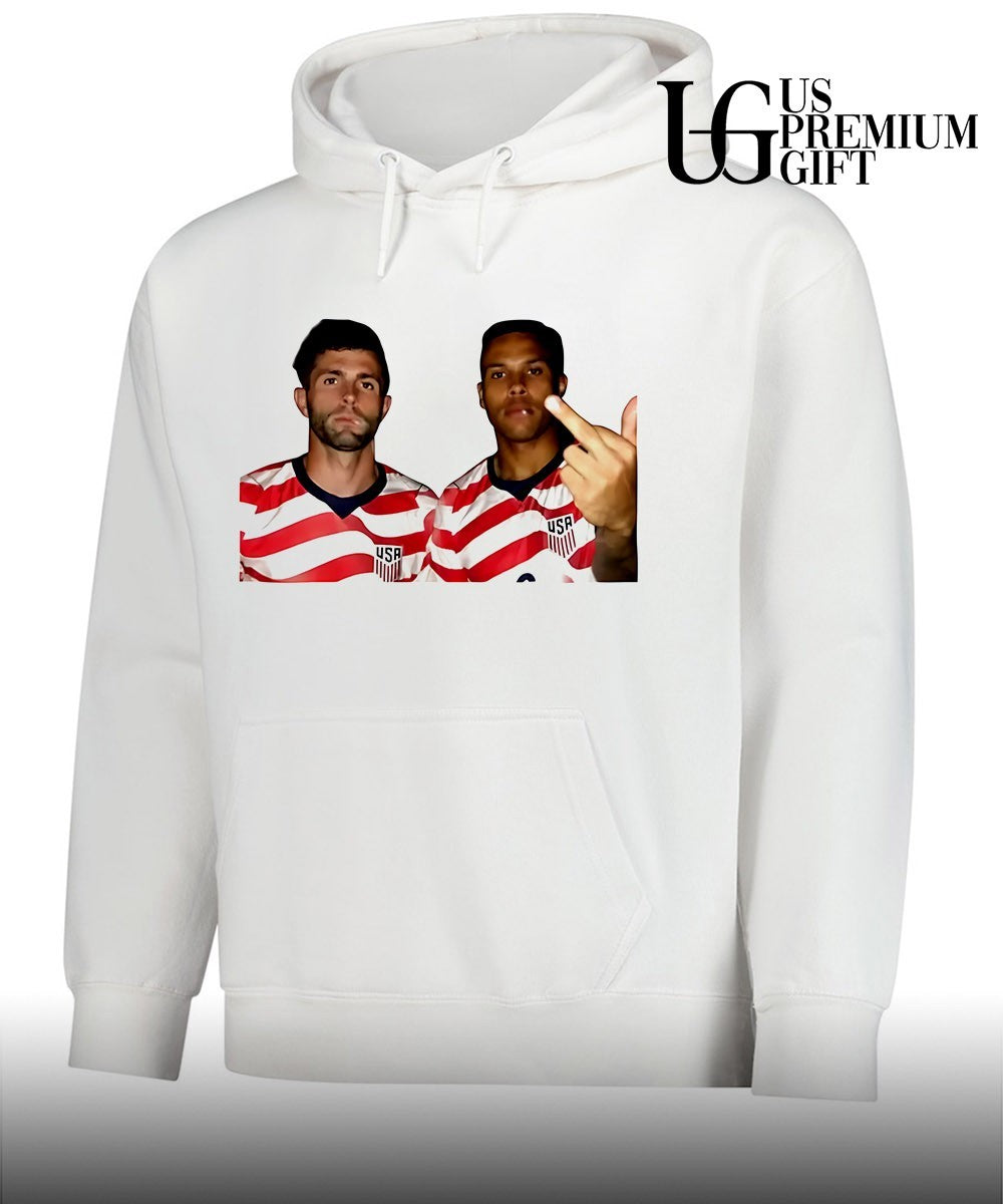 Christian Pulisic and Weston McKennie USA Soccer middle finger shirt Unisex