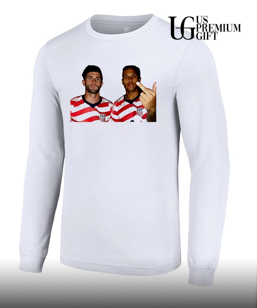Christian Pulisic and Weston McKennie USA Soccer middle finger shirt Unisex