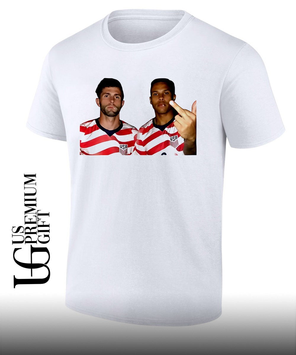 Christian Pulisic and Weston McKennie USA Soccer middle finger shirt Unisex