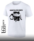 Cigarettes after regrests handcuffed arm smoking shirt Unisex