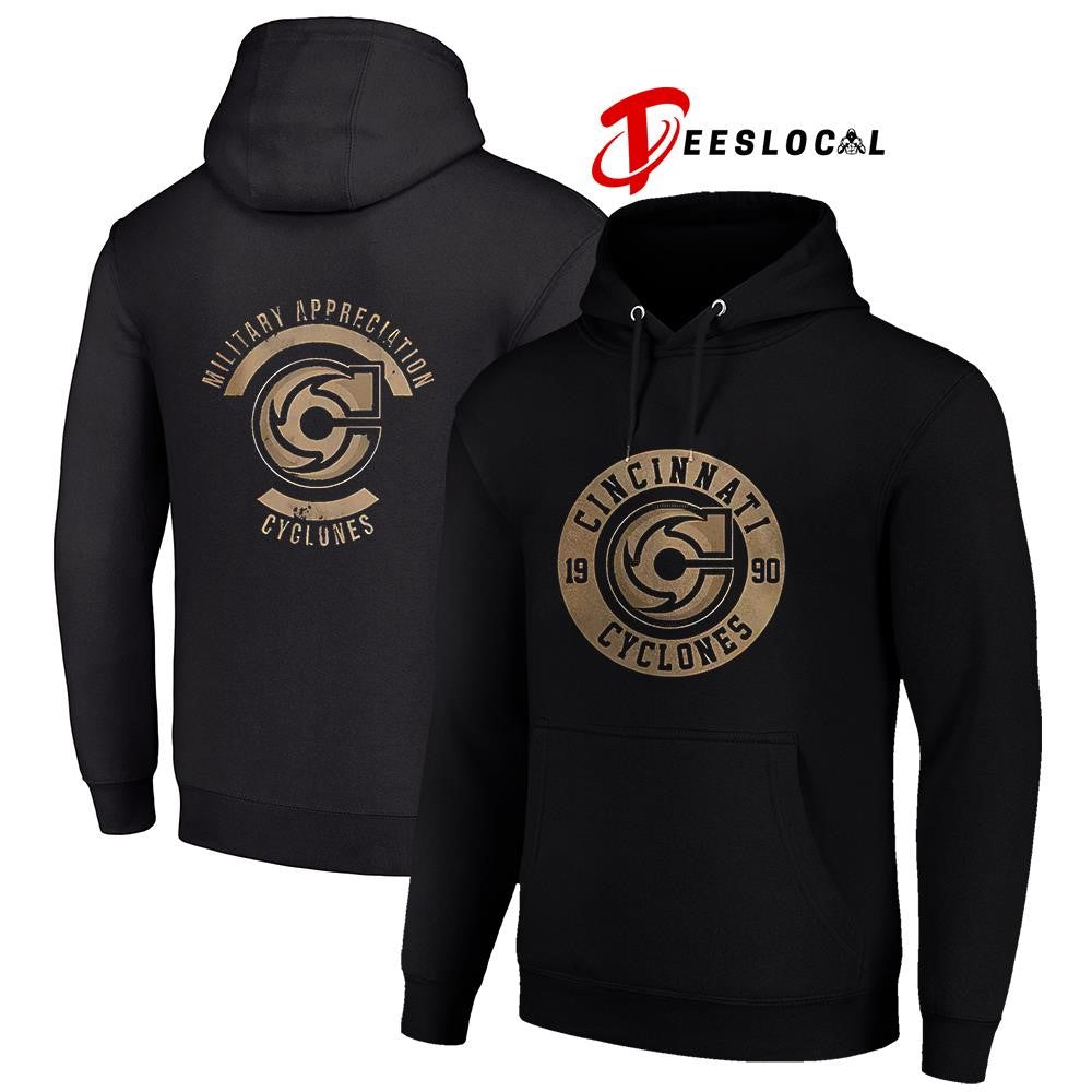 Cincinnati Cyclones x Military Appreciation logo shirt Unisex