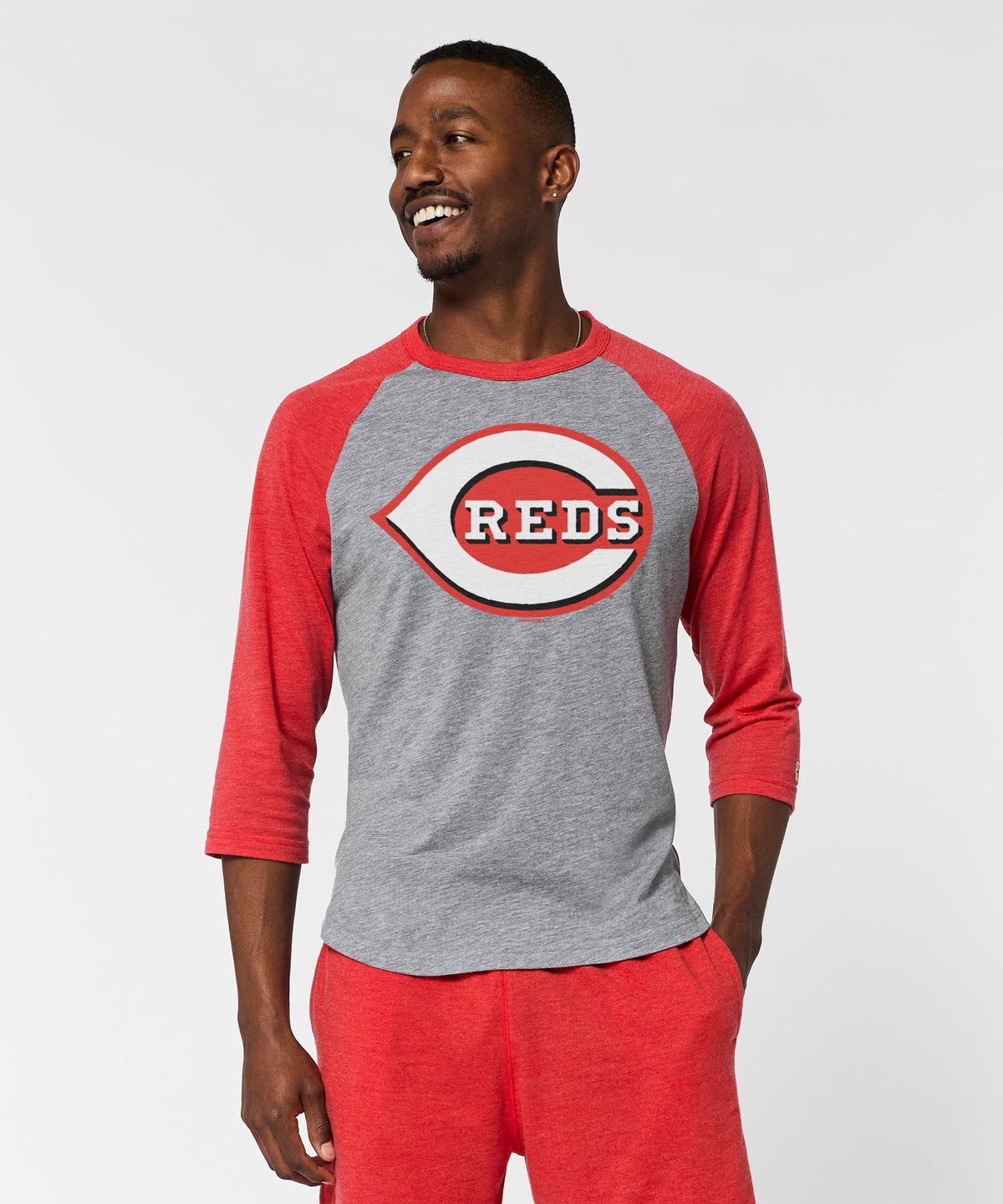 Cincinnati Reds Jersey Logo '13 Raglan Unisex