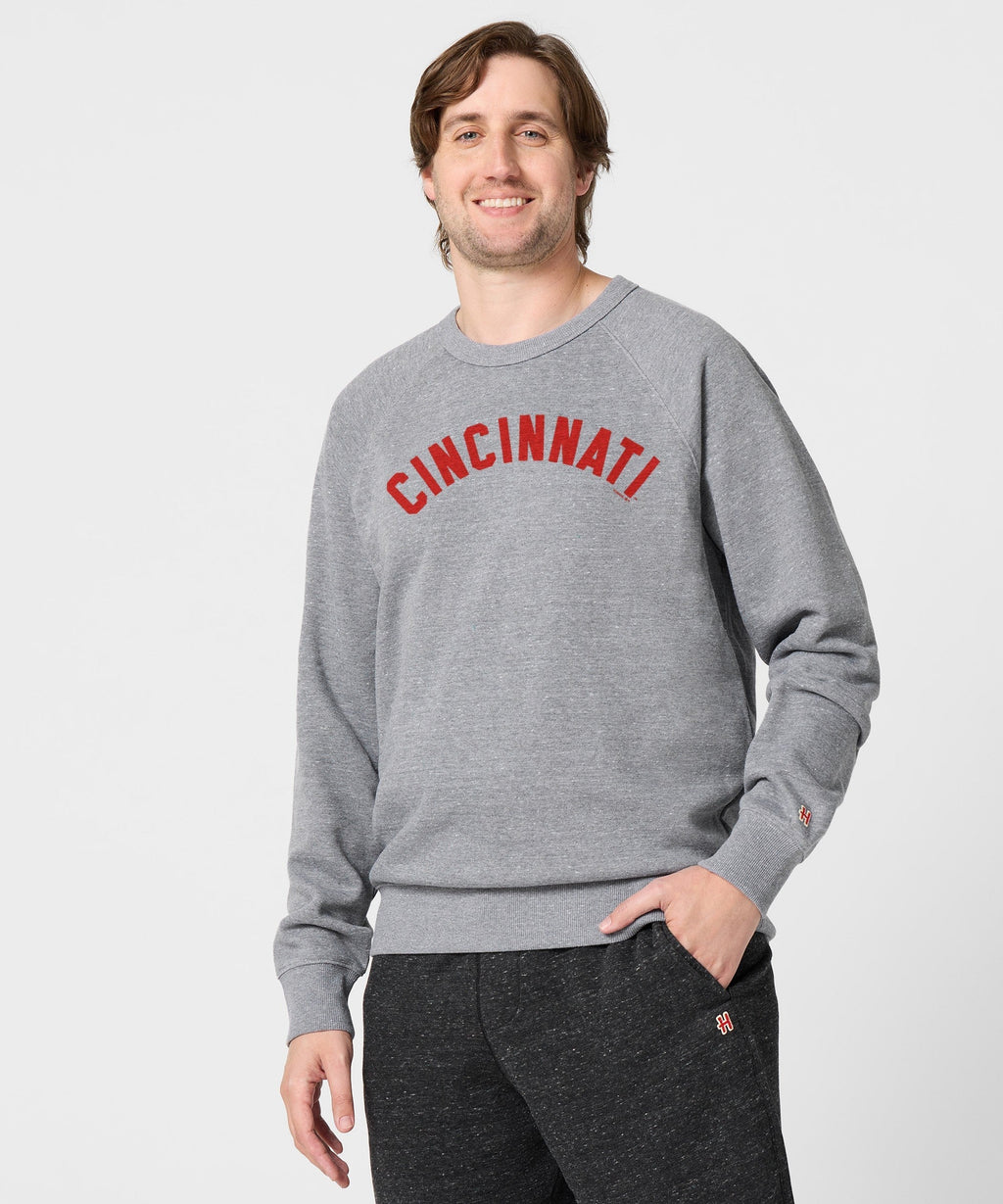 Cincinnati Reds Jersey Logo '67 Crewneck Unisex