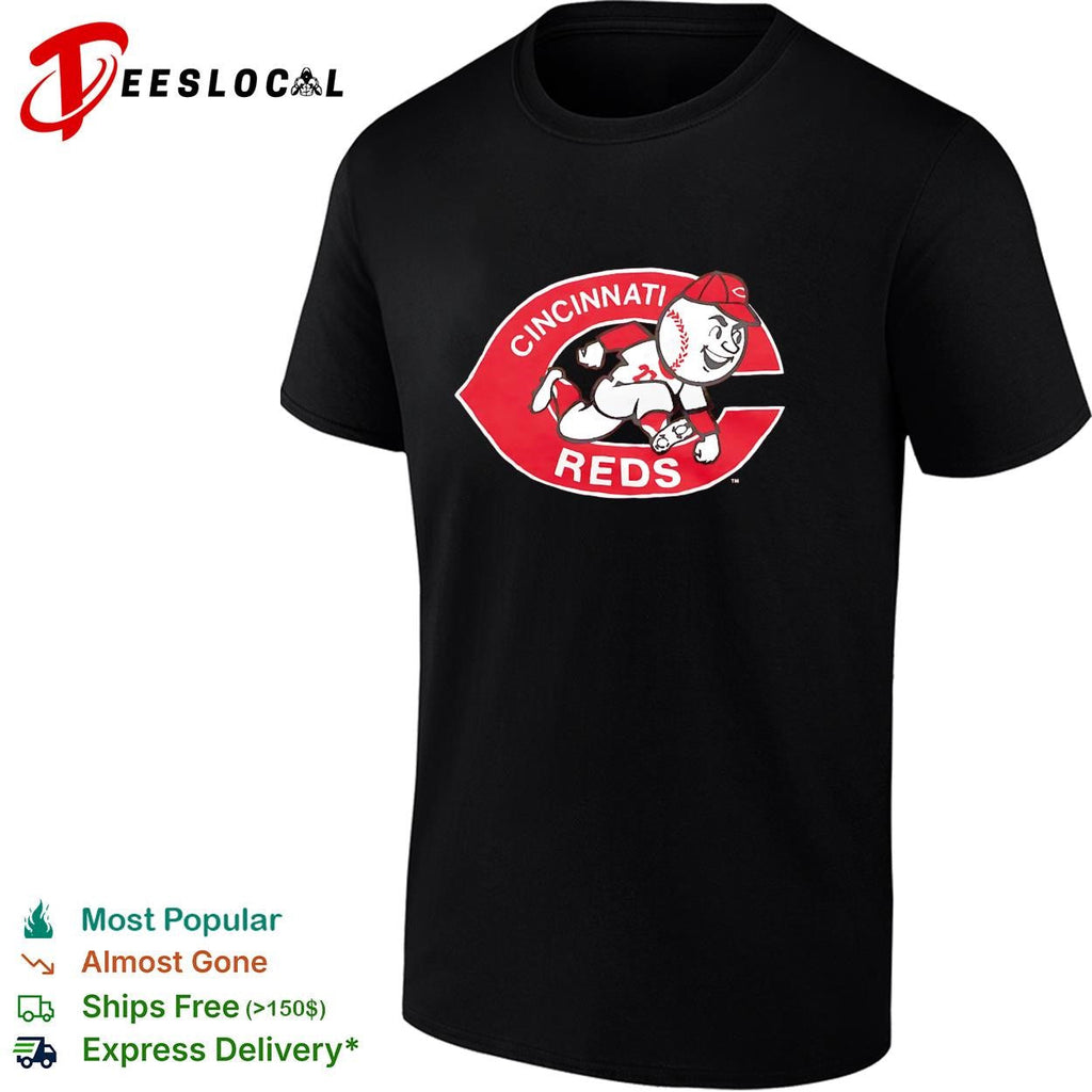 Cincinnati Reds classic Mr. mascot baseball logo shirt Unisex