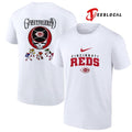 Cincinnati Reds x Grateful Dead bear mascot shirt Unisex