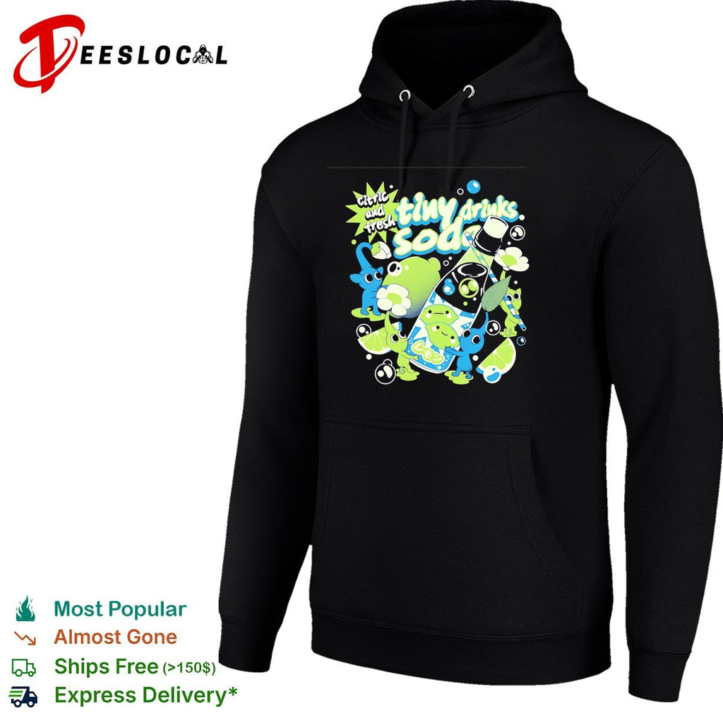 Citric tiny drinks soda frog cartoon cute kawaii shirt Unisex