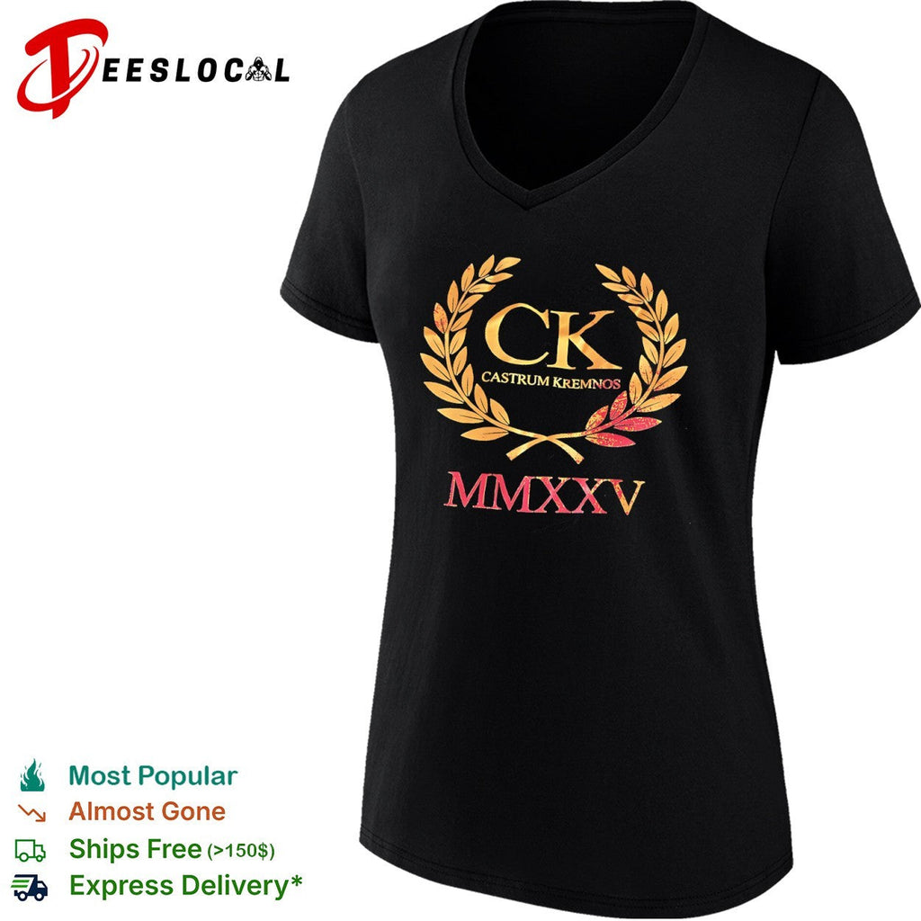 Ck Castrum Kremnos Mmxxv Roman Numeral Laurel Wreath Shirt Unisex