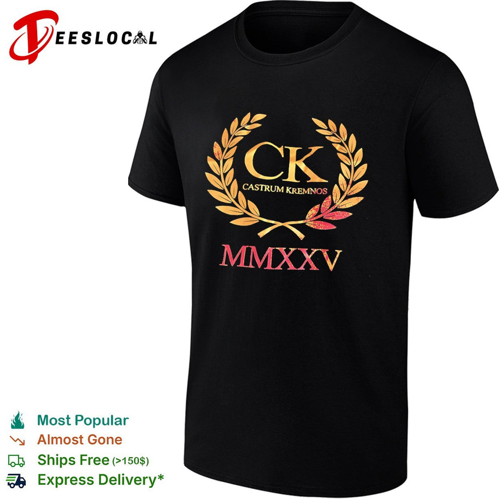 Ck Castrum Kremnos Mmxxv Roman Numeral Laurel Wreath Shirt Unisex