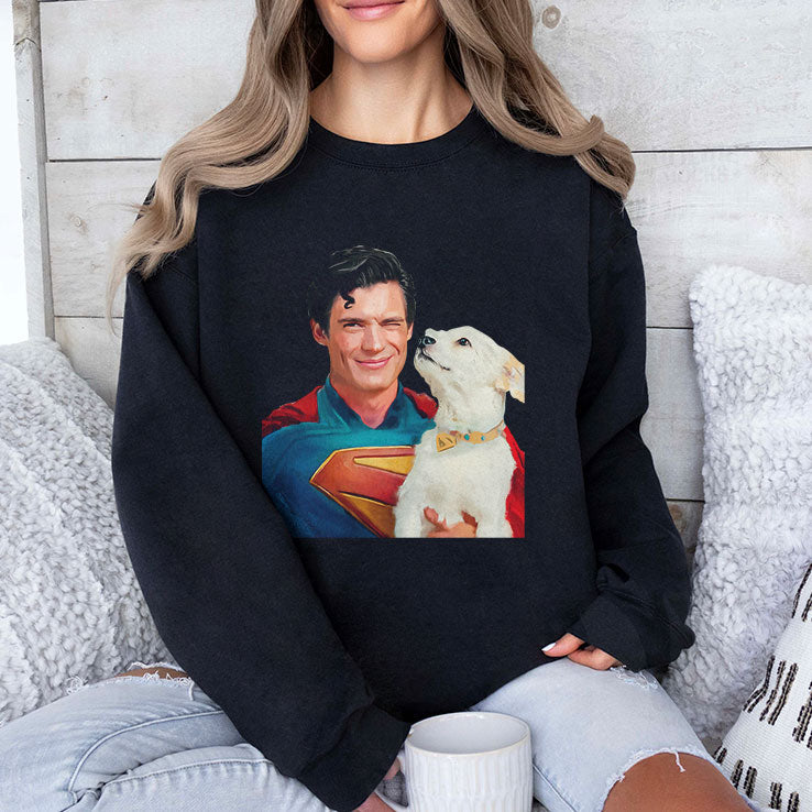 Clark Kent And Krypto The Superdog T Shirt Unisex
