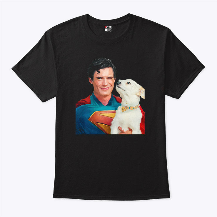 Clark Kent And Krypto The Superdog T Shirt Unisex