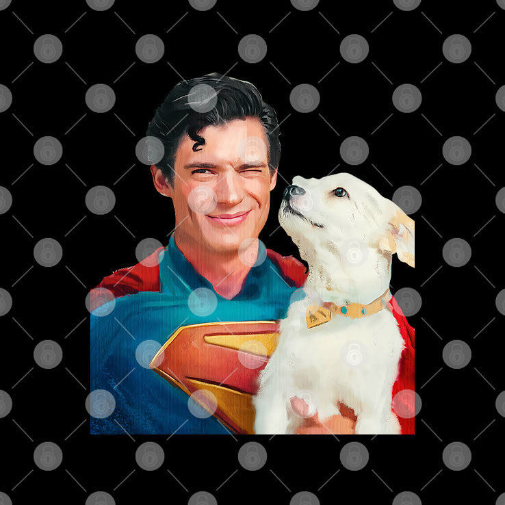 Clark Kent And Krypto The Superdog T Shirt Unisex