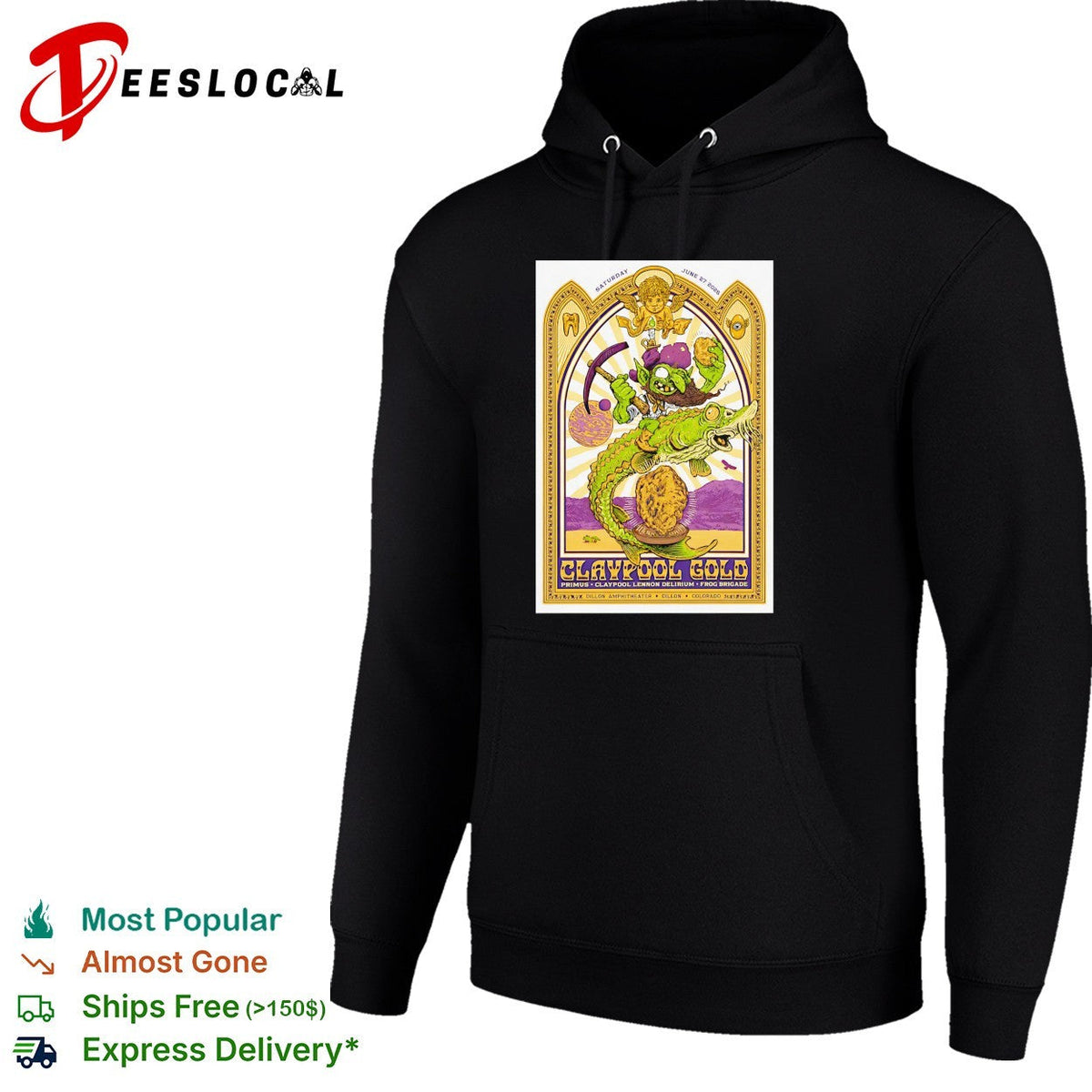 Claypool Gold Primus Dillon Colorado 2026 poster shirt Unisex