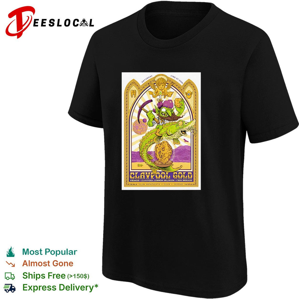 Claypool Gold Primus Dillon Colorado 2026 poster shirt Unisex