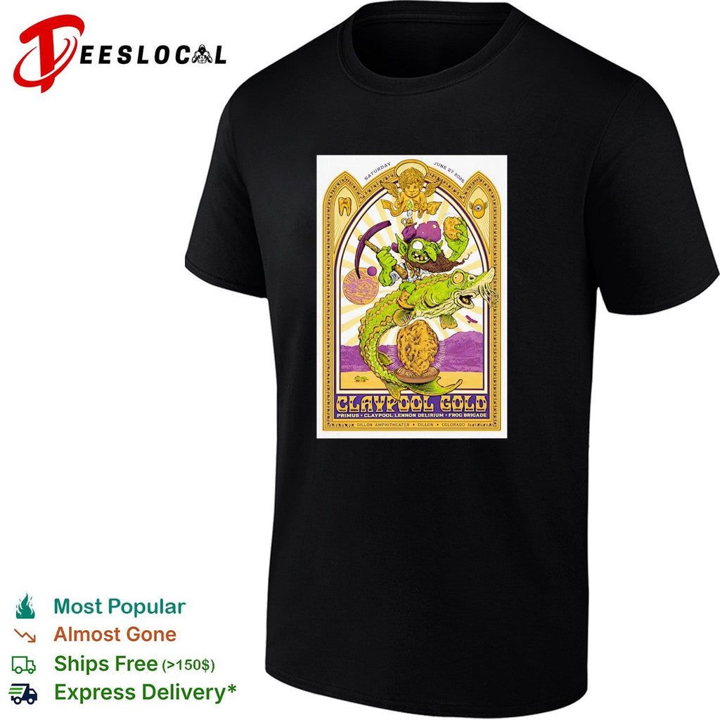 Claypool Gold Primus Dillon Colorado 2026 poster shirt Unisex