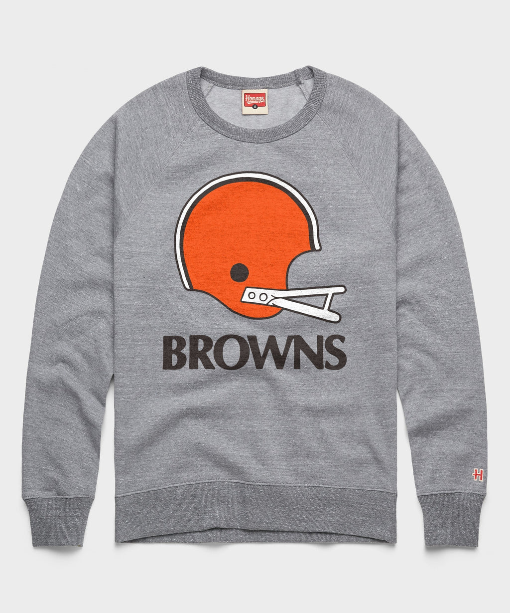 Cleveland Browns Big Helmet Crewneck Unisex