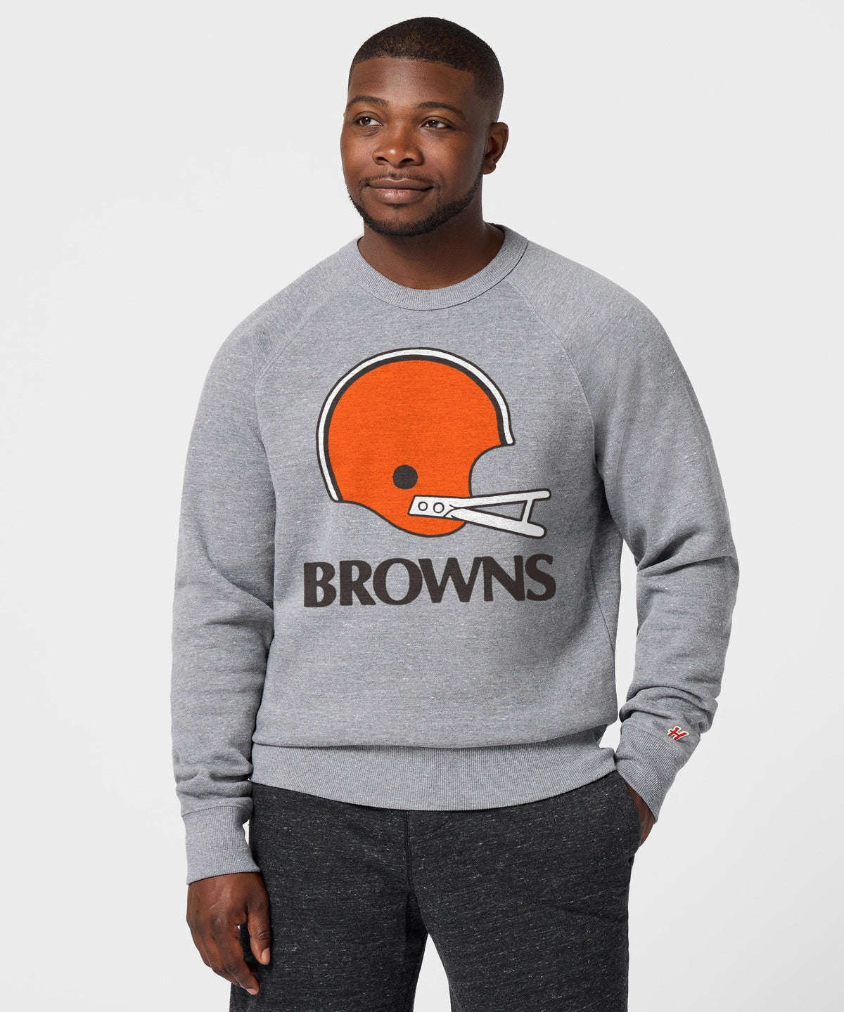 Cleveland Browns Big Helmet Crewneck Unisex