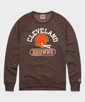 Cleveland Browns Throwback Helmet Crewneck Unisex