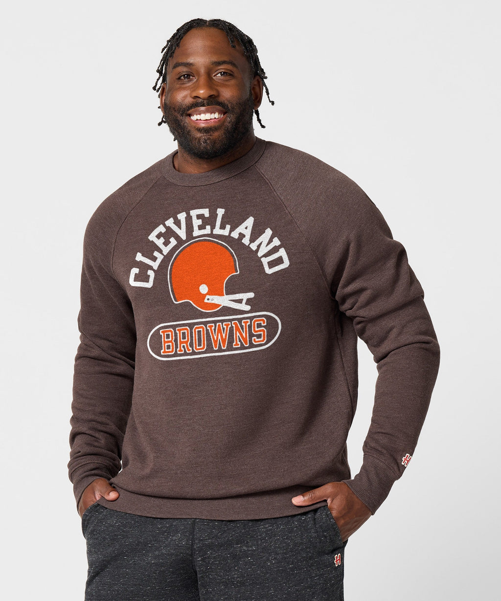Cleveland Browns Throwback Helmet Crewneck Unisex
