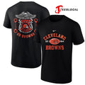 Cleveland Browns law enforcement tribute protect and serve logo shirt Unisex